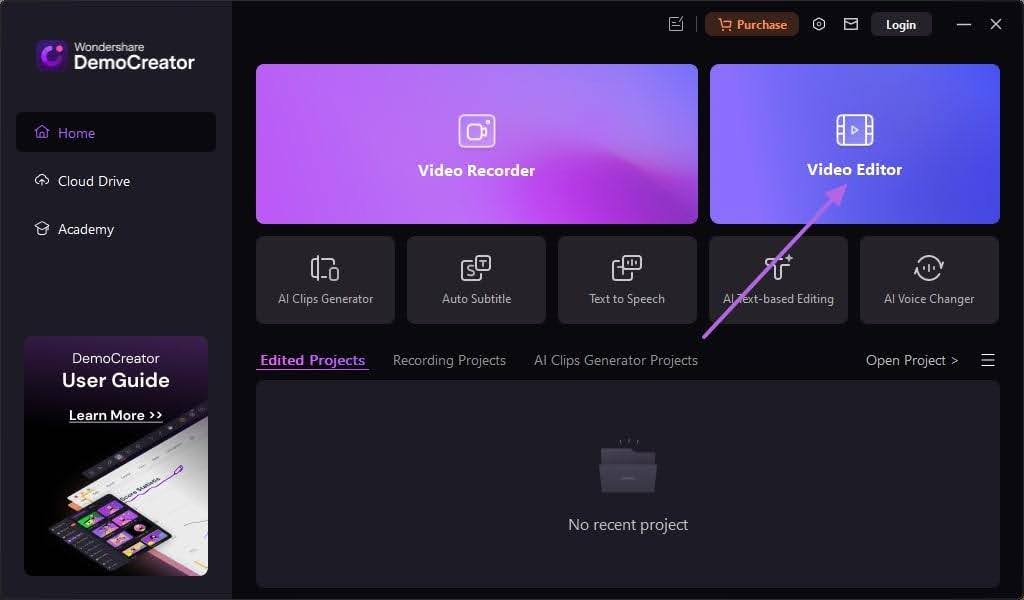 access video editor democreator
