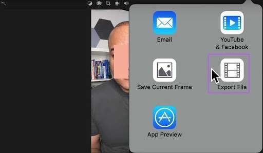export video imovie