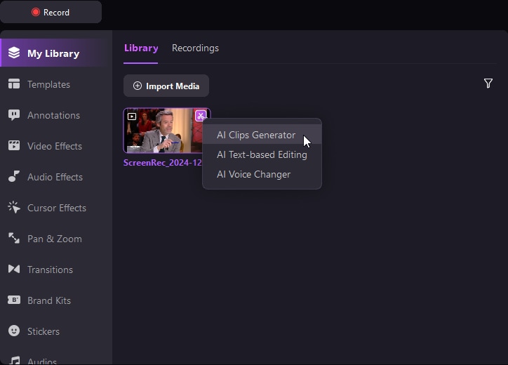 AI Clip Generator