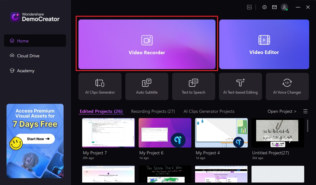 Recording or Importing Video