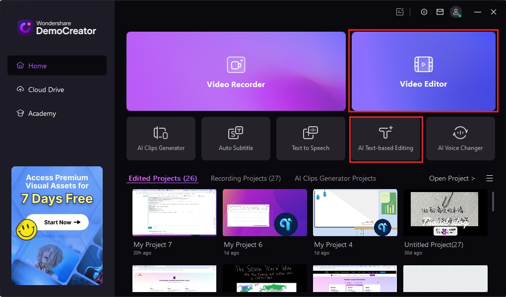 Recording or Importing Video
