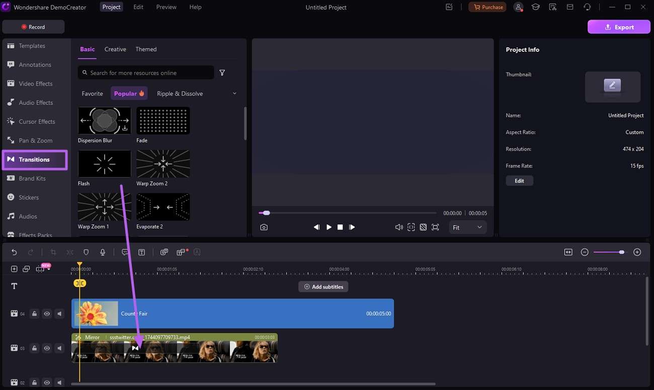 add smooth transitions