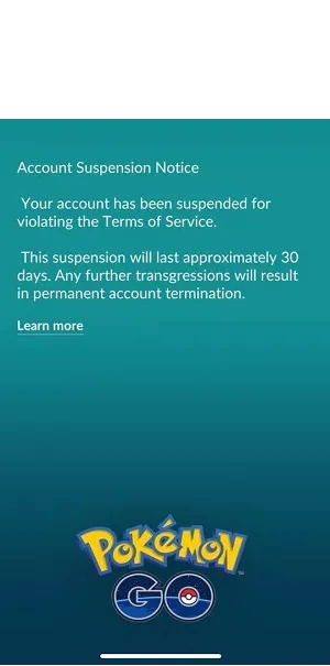 Ispoofer account suspension pic