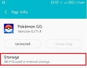 Pokemon failed to detect location 7