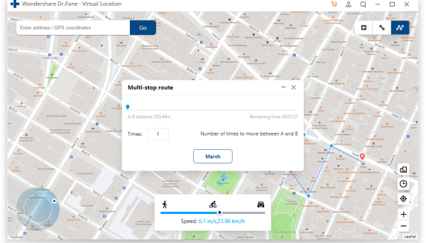 Simulate Movement On Your Customized Roud