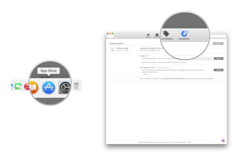 تحديث iTunes تحديث Mac