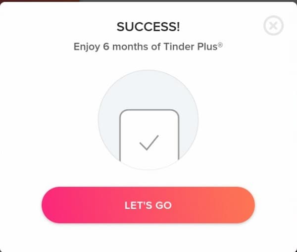 Tinder plus free trial code