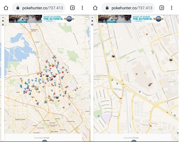PokeHunter Mappa Pokestop