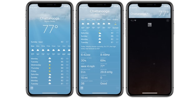 Weather app ios 1