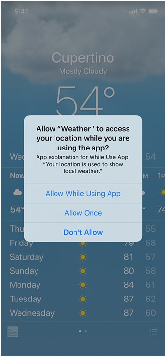 App meteo iOS 4