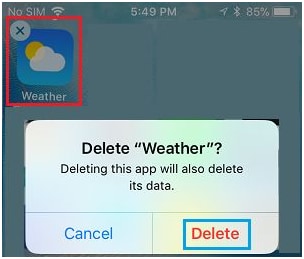 Météo app ios 9