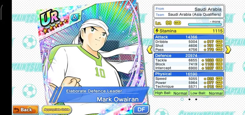 capitán tsubasa mark owairan