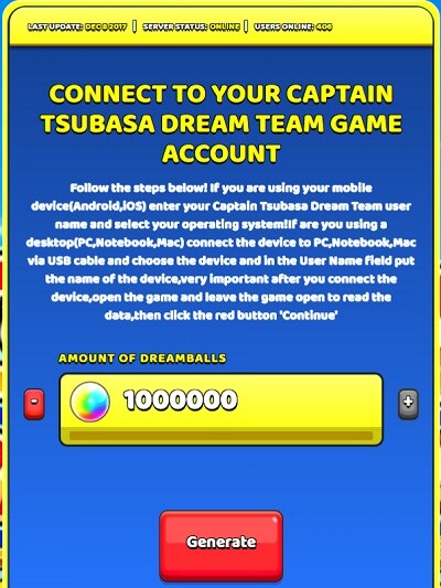 capitán tsubasa bolas ilimitadas hack