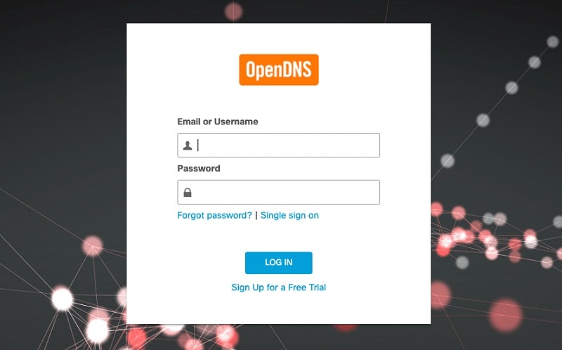 create opendns account