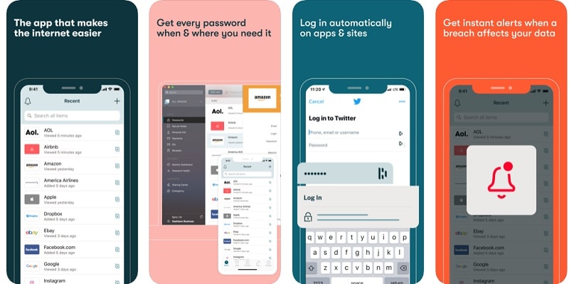 dashlane administrador de contraseñas para iphone