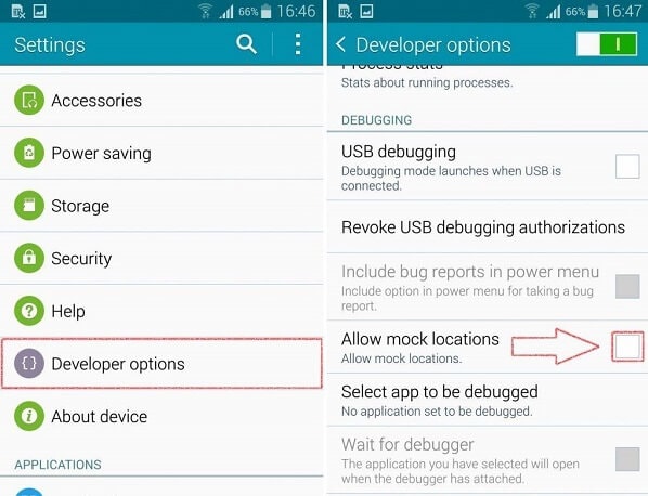 disable mock location android