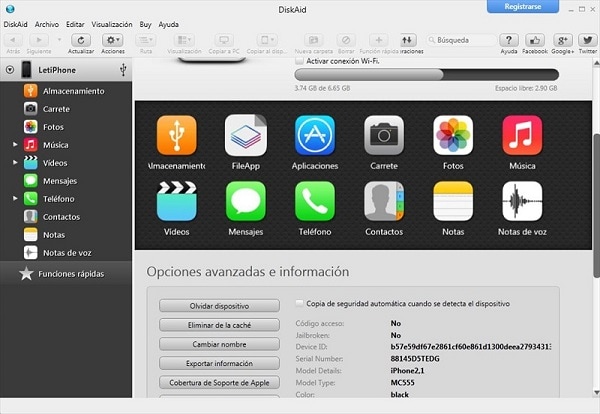 diskaid iphone manager