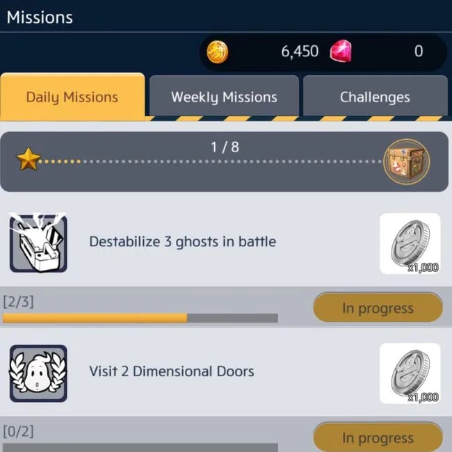 Encontre e complete missões para avançar de nível no jogo Ghostbusters World