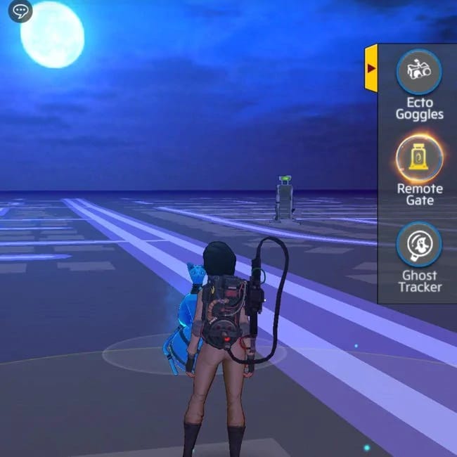Use as ferramentas da barra lateral para capturar mais fantasmas no jogo