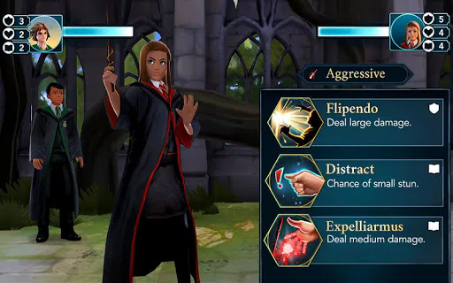 Guia dos quizzes em Harry Potter: Hogwarts Mystery