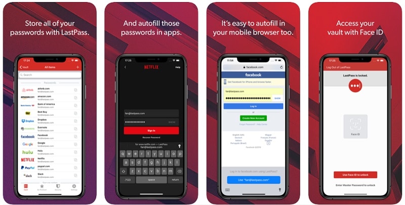 lastpass administrador de contraseñas para iphone