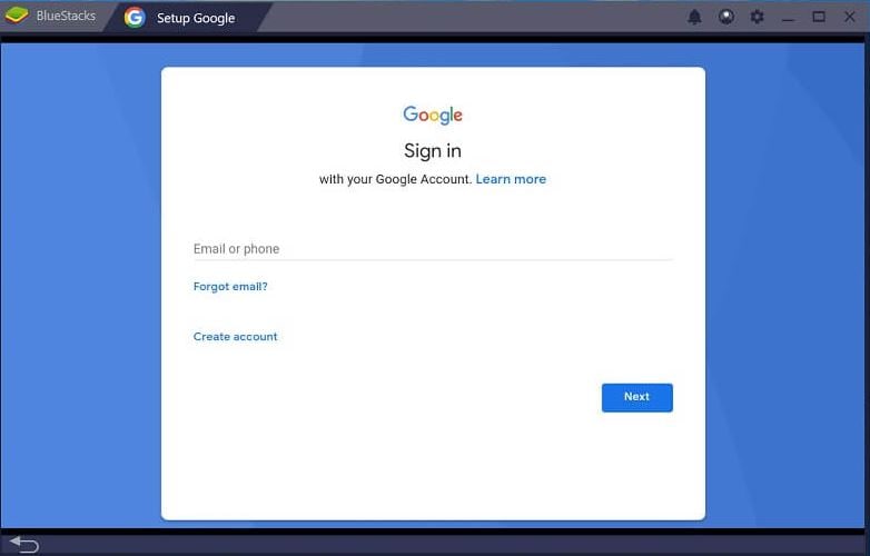 imposta l'account Google