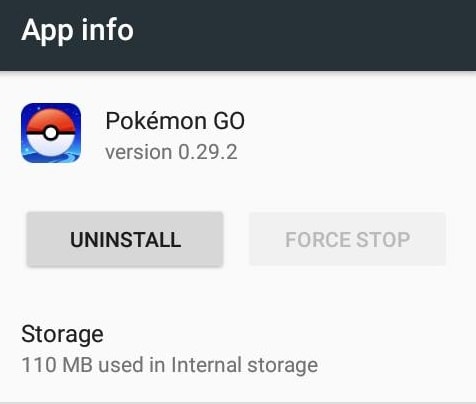 desinstalar pokemon go do vmos