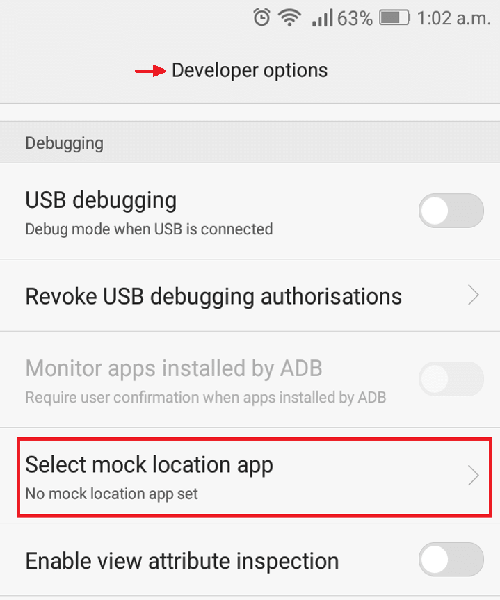 Mock Location auf Samsung und Motto
