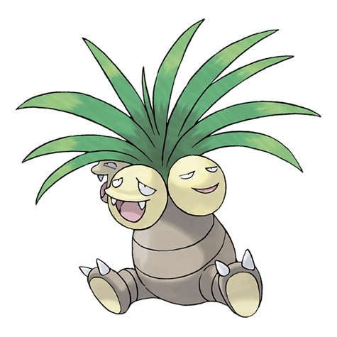 Exeggutor, the third option for a round 2 attack by Sierra