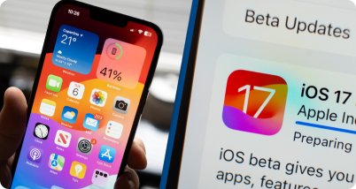 es segura la versión pública beta de ios 17