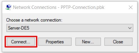connect to free pptp vpn