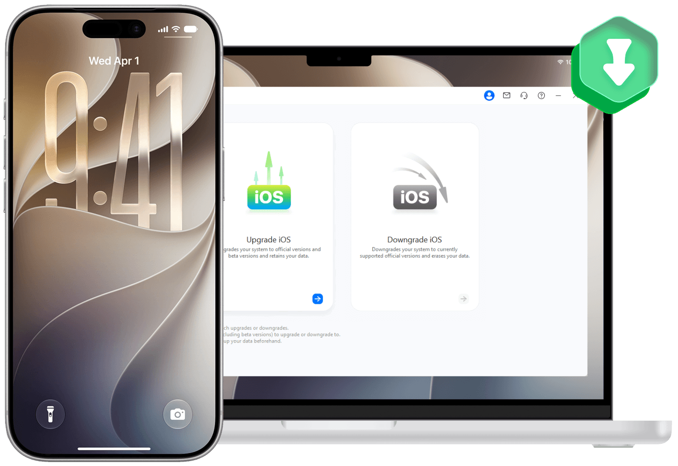 downgrade ios system