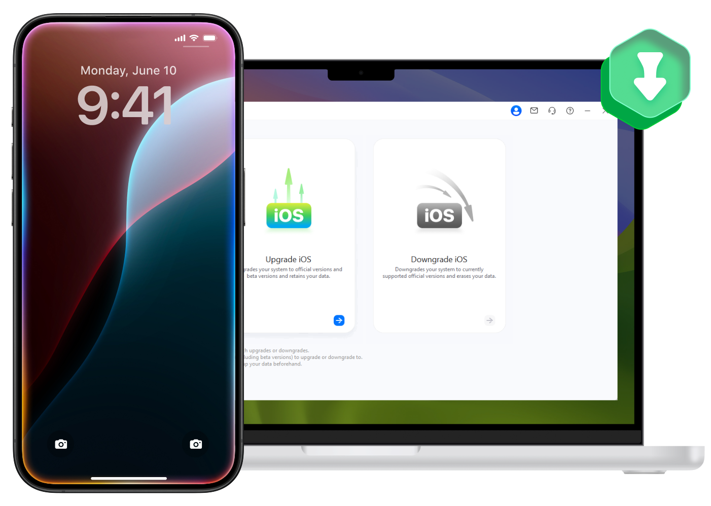 downgrade ios system