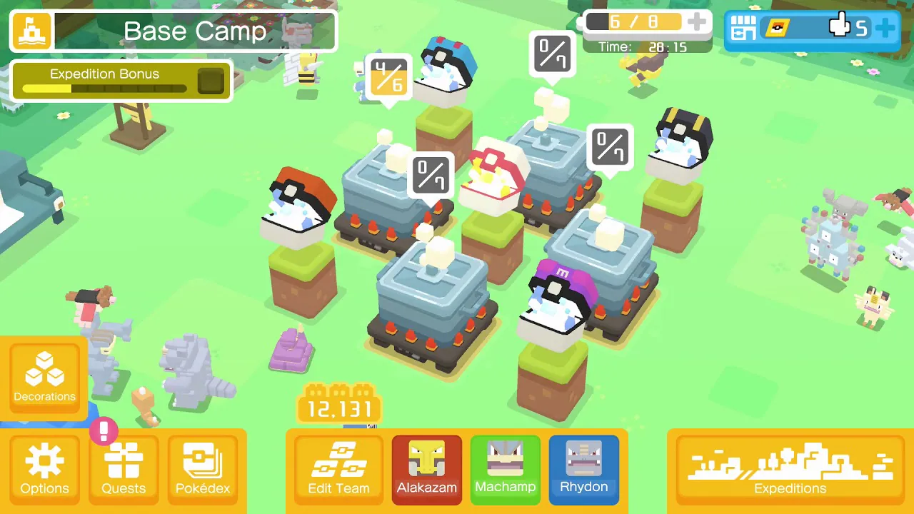 Decorations for your Base Camp in Pokémon Quest - Play Nintendo