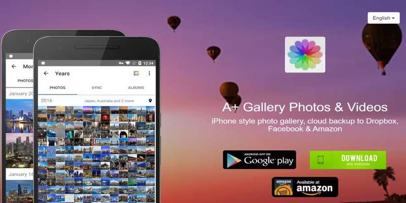 a+ gallery - photos & videos android app