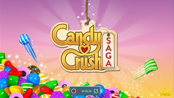 recording candy crush saga