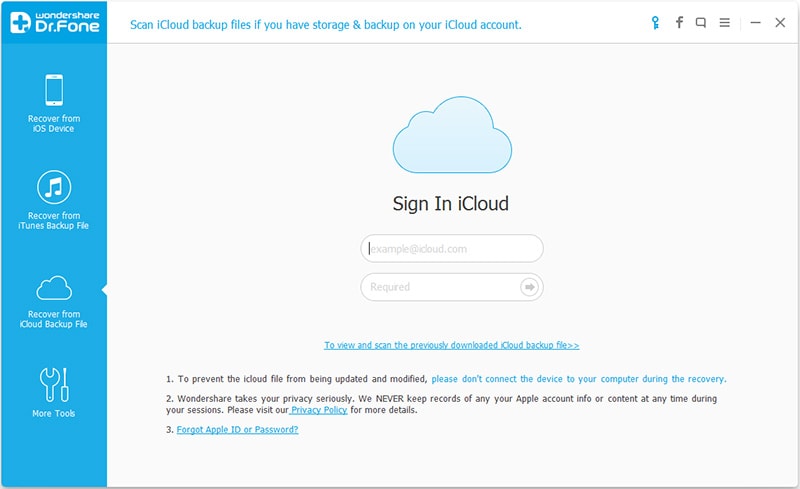 recover deleted iPad from iCloud backup