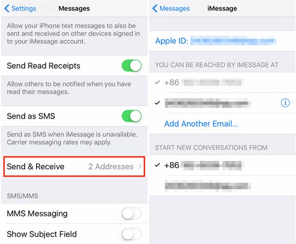 how to connect iphone messages with mac