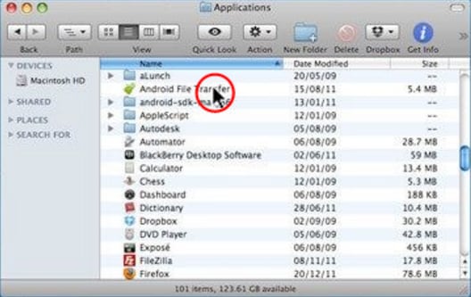 How to Transfer Motorola to Mac-Android File Transfer