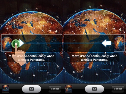 Tipps und Tricks zum iPhone 8 - Ändern Sie die Aufnahmerichtung