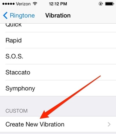 Tips and tricks about iPhone 8-Create new vibrations