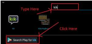 Passo 3 para baixar o aplicativo do Kik Messenger para computador Windows