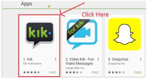 step 5 to download Kik Messenger app for Mac