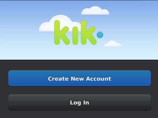 stap 4 om Kik account aan te maken