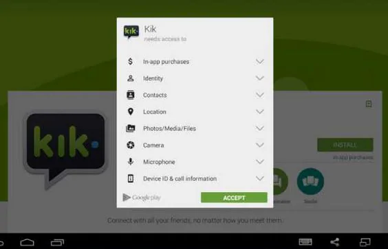 step 3 to creat Kik account