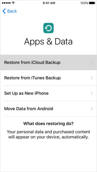 how to backup iPhone with iCloud