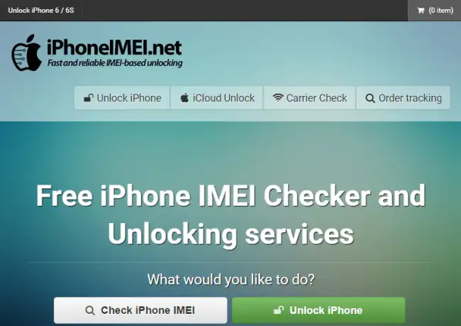 Completely free iphone imei unlock tool