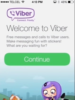 step 6 to change Viber number on iPhone