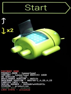 factory reset android lock screen