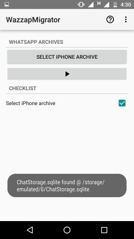 نقل الرسائل من iphone إلى android